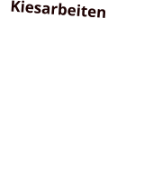 Kiesarbeiten  Hier wurde eine nicht mehr gewünschte Grünfläche abgeholzt, der Untergrund mit Vlies ausgelegt und dann mit Basaltkies aufgefüllt.