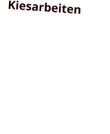 Kiesarbeiten  Hier wurde eine nicht mehr gewünschte Grünfläche abgeholzt, der Untergrund mit Vlies ausgelegt und dann mit Basaltkies aufgefüllt.
